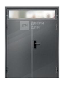 Двупольная глухая ДПМ-02 3-го типа противопожарная дверь с фрамугой
